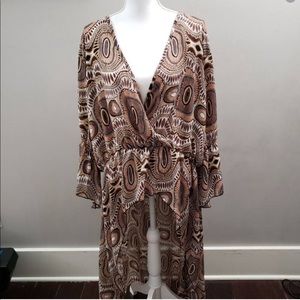 Ashley Stewart Long Blouse